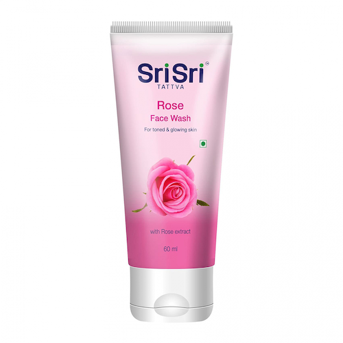 Гель для умывания с экстрактом Розы (60 мл), Rose Face Wash, произв. Sri Sri Tattva #1