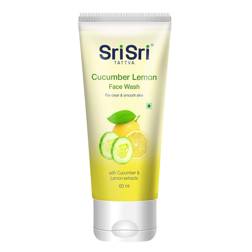 Гель для умывания с Огурцом и Лимоном (60 мл), Cucumber &amp; Lemon Face Wash, произв. Sri Sri Tattva #1