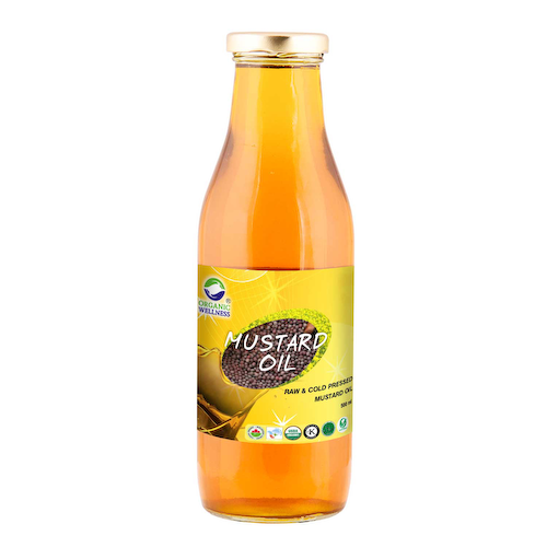 Горчичное масло (500 мл), Mustard Oil, произв. Organic Wellness #1