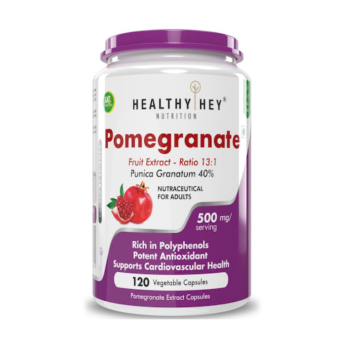 Гранат (120 кап, 500 мг), Pomegranate, произв. HealthyHey #1