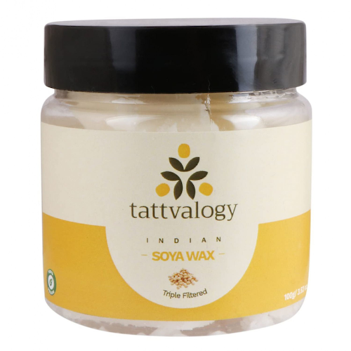 Индийский соевый воск: увлажнение и питание кожи (100 г), Indian Soya Wax, произв. Tattvalogy #1