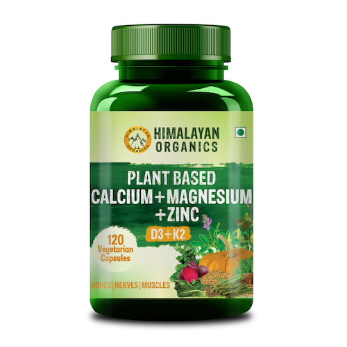 Кальций + Магний + Цинк (120 кап), Calcium Magnesium Zinc, произв. Himalayan Organics #1