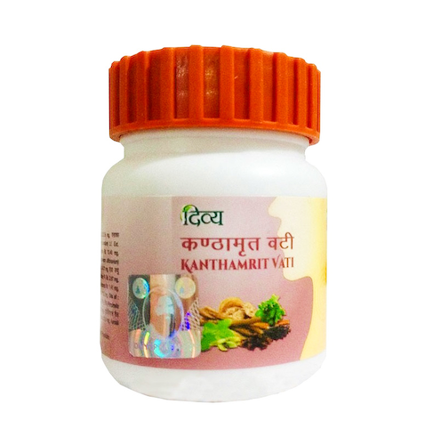 Кантхамрит Вати (60 таб), Kanthamrit Vati, произв. Patanjali #1