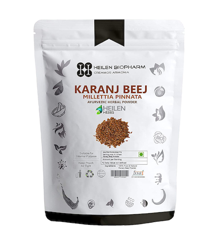 Каранджа (200 г), Karanj Beej Powder, произв. Heilen Biopharm #1