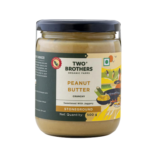 Хрустящая Арахисовая паста (500 г), Peanut Butter Crunchy, произв. Two Brothers #1