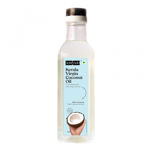 Кокосовое масло первого отжима из Кералы (500 мл), Kerala Virgin Coconut Oil, произв. Kapiva #1