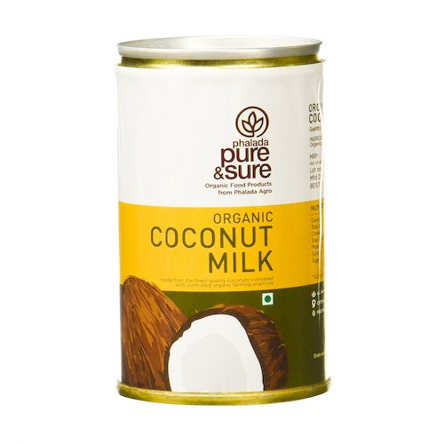 Кокосовое молоко (160 мл), Organic Coconut Milk, произв. Phalada Pure &amp; Sure #1