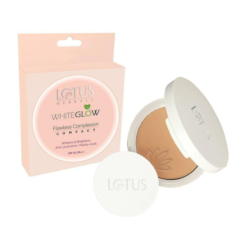 Компактная пудра: цвет Слоновая кость (10 г), Flawless Complexion Compact Rich Ivory, произв. Lotus Herbals #1