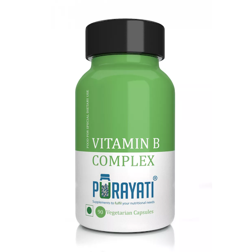 Комплекс витаминов группы В (90 кап), Vitamin B Complex, произв. Purayati #1