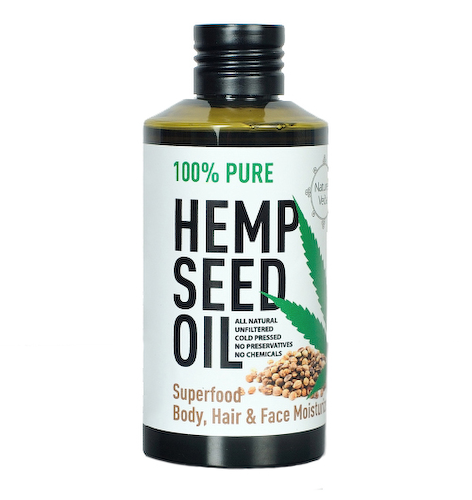 Конопляное масло: для ухода за кожей и волосами (150 мл), Hemp Seed Oil, произв. Nature&apos;s Veda #1