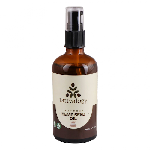 Конопляное масло: против акне (100 мл), Natural Hemp Seed Oil, произв. Tattvalogy #1
