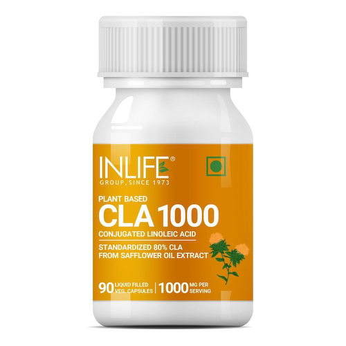 Конъюгированная линолевая кислота (90 кап, 500 мг), CLA 1000, произв. INLIFE #1