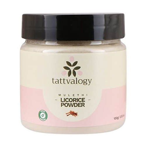 Косметический порошок Солодки (100 г), Mulethi Licorice Powder, произв. Tattvalogy #1