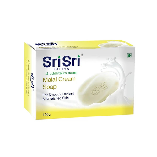 Крем-мыло Малай (100 г), Malai Cream Soap, произв. Sri Sri Tattva #1