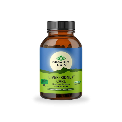 Ливер-Кидни Кеа (180 кап, 325 мг), Liver-Kidney Care, произв. Organic India #1
