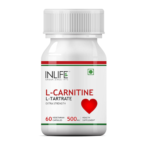 Л-Карнитин Л-Тартрат (60 кап, 500 мг), L-Carnitine L-Tartrate, произв. INLIFE #1