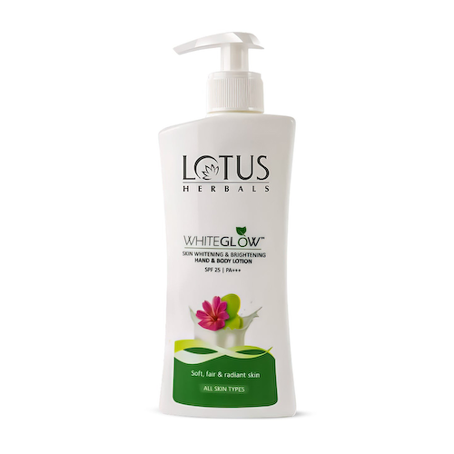 Лосьон для рук и тела: отбеливание и осветление кожи (270 мл), Skin Whitening &amp; Brightening Hand &amp; Body Lotion SPF 25 PA+++, произв. Lotus Herbals #1