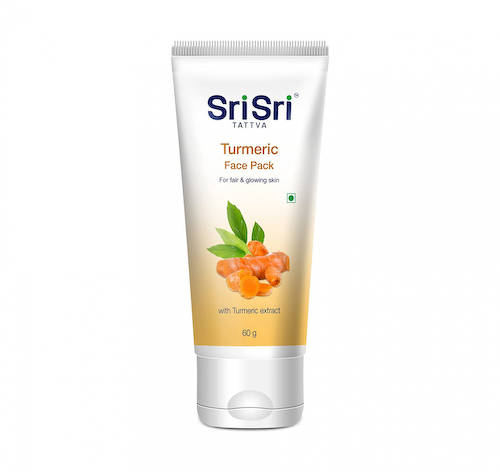Маска для лица с Куркумой: для сияния кожи (60 г), Turmeric Face Pack, произв. Sri Sri Tattva #1
