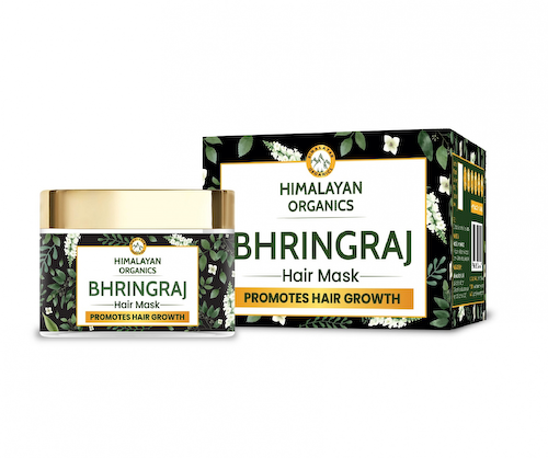Маска для волос с Брингараджем: для роста и укрепления (200 мл), Bhringraj Hair Mask, произв. Himalayan Organics #1