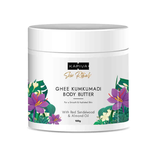 Масло для тела с Гхи и Кумкумади (100 г), Ghee Kumkumadi Body Butter, произв. Kapiva #1