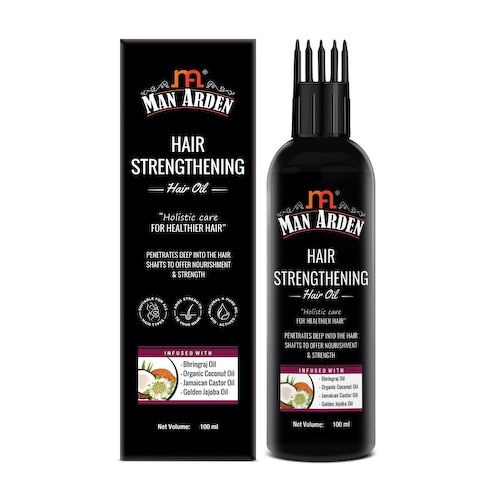 Масло для укрепления волос (100 мл), Hair Strengthening Hair Oil, произв. Man Arden #1