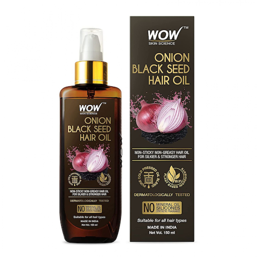 Масло для волос с семенами Лука (150 мл), Onion Black Seed Hair Oil, произв. WOW Skin Science #1