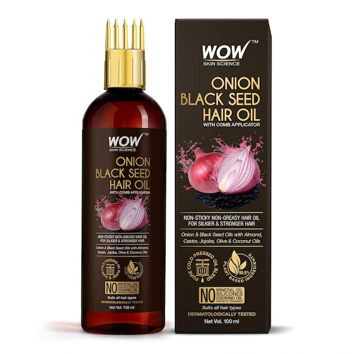 Масло для волос с семенами Лука (100 мл), Onion Black Seed Hair Oil, произв. WOW Skin Science #1
