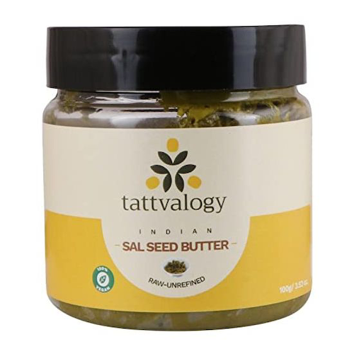 Масло семян индийского Сала: от ожогов и повреждений кожи (100 г), Indian Sal Seed Butter, произв. Tattvalogy #1