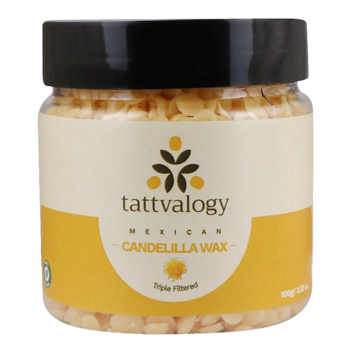 Мексиканский Канделильский воск: питание и защита кожи (100 г), Mexican Candelilla Wax, произв. Tattvalogy #1