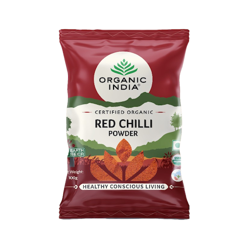 Молотый перец Чили (100 г), Red Chilli Powder, произв. Organic India #1