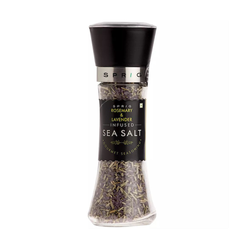 Морская соль с Лавандой и Розмарином (175 г), Rosemary &amp; Lavender infused Sea Salt, произв. Sprig #1
