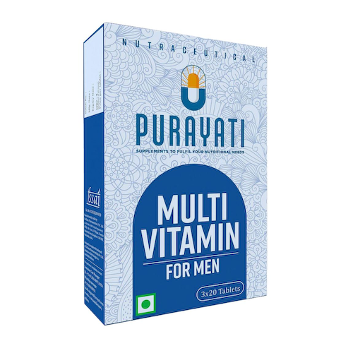 Мультивитамины для мужчин (60 таб), Multivitamin For Men, произв. Purayati #1
