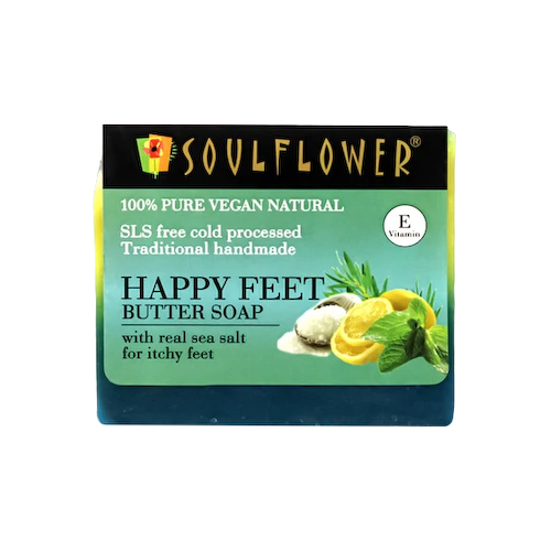 Мыло ручной работы для ног (150 г), Happy Feet Butter Soap, произв. Soulflower #1