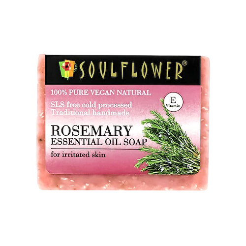 Мыло ручной работы с эфирным маслом Розмарина (150 г), Rosemary Essential Oil Soap, произв. Soulflower #1