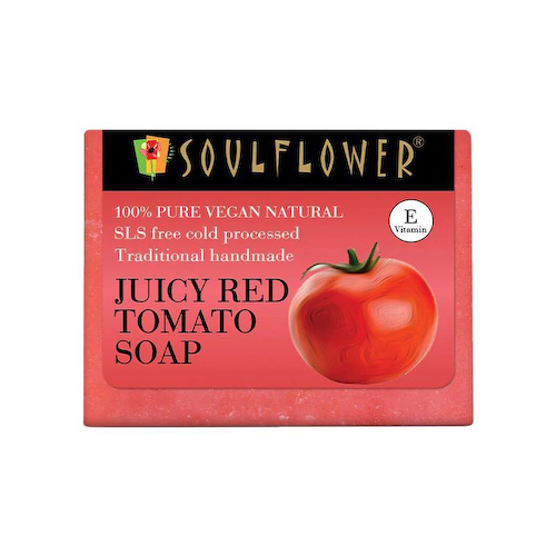 Мыло ручной работы с Томатом (150 г), Juicy Red Tomato Soap, произв. Soulflower #1