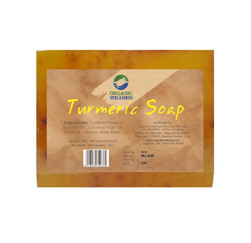 Мыло с Куркумой: для проблемной кожи (100 г), Turmeric Soap, произв. Organic Wellness #1