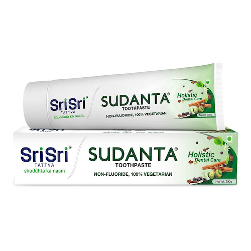 Натуральная зубная паста Суданта (200 г), Sudanta Toothpaste, произв. Sri Sri Tattva #1