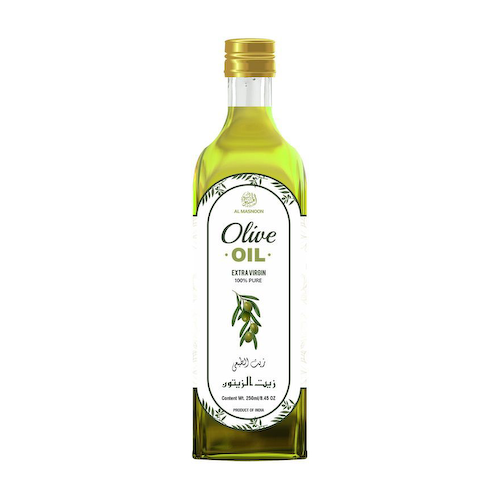 Оливковое масло холодного отжима (250 мл), Extra Virgin Olive Oil, произв. AL MASNOON #1