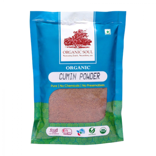 Органическая молотая Зира (Кумин) (100 г), Organic Cumin Powder, произв. Organic Soul #1