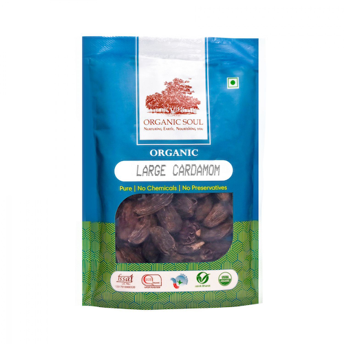 Органический большой Кардамон (50 г), Organic Large Cardamom, произв. Organic Soul #1