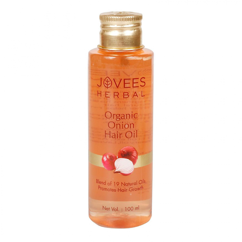 Органическое масло для волос с Луком (100 мл), Organic Onion Hair Oil, произв. Jovees #1