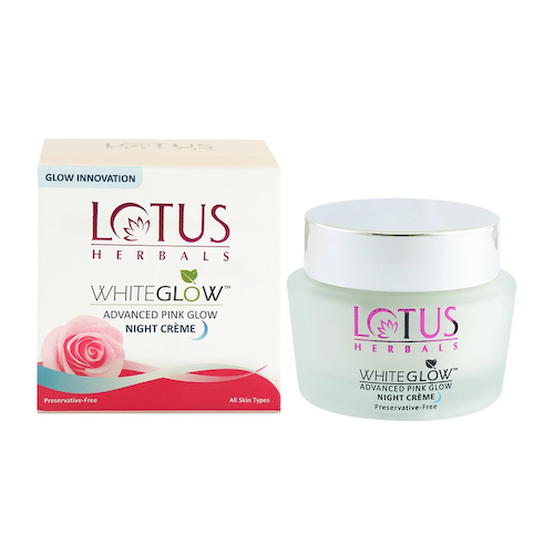 Осветляющий ночной крем (50 г), Advanced Pink Glow Brightening Night Creme, произв. Lotus Herbals #1