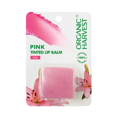Оттеночный бальзам для губ Лилия (10 г), Pink Tinted Lip Balm Lily, произв. Organic Harvest #1