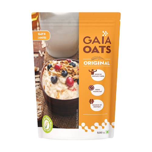 Овсяные хлопья (500 г), Oats, произв. Gaia #1