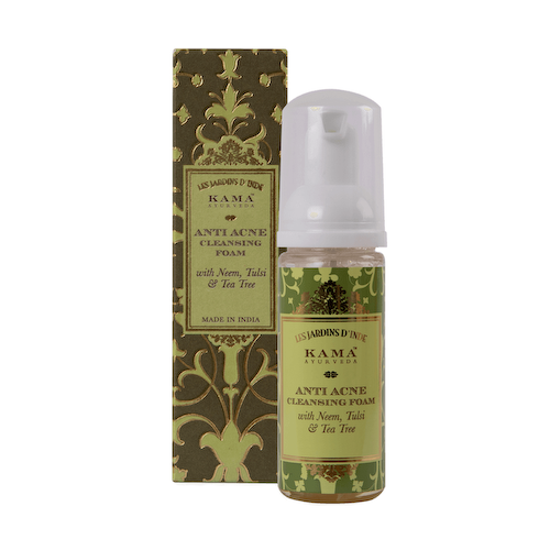 Пенка для умывания c Нимом, Тулси и Чайным деревом: против акне (100 мл), Anti Acne Cleansing Foam, произв. Kama Ayurveda #1