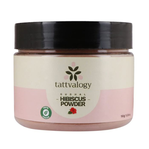 Порошок Гибискуса: для молодости кожи (150 г), Gudhal Hibiscus Powder, произв. Tattvalogy #1