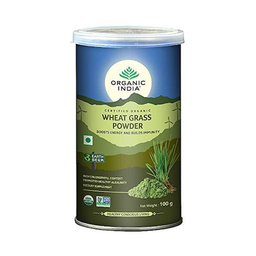 Порошок из ростков Пшеницы (100 г), Wheat Grass, произв. Organic India #1