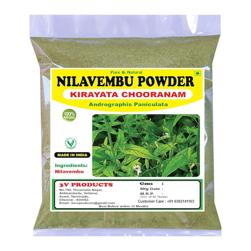 Порошок Нилавембу (100 г), Nilavembu Powder, произв. 3V PRODUCTS #1