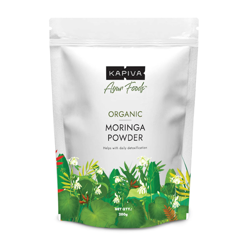 Порошок органической Моринги (200 г), Organic Moringa Powder, произв. Kapiva #1