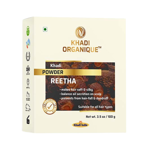 Порошок Ритхи (100 г), Reetha Powder, произв. Khadi Organique #1